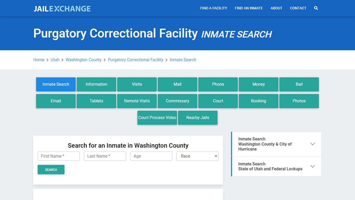 Purgatory Correctional Facility Inmate Search - Jail Exchange